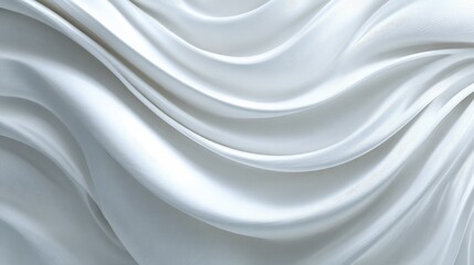 Poster - Abstract white wave texture background. Design element