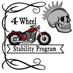 Poster - Stylized graphic illustration featuring a red and another color possibly green blue or yellow in a chart or diagram style with Helvetica and Courier