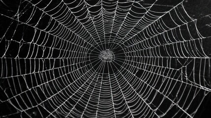 Detailed spiderweb pattern