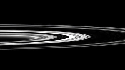 Wall Mural - captivating sight of saturn's rings as seen from afar, showcasing their layered structure and vastne
