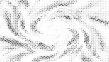 Poster - Abstract grunge halftone with circular pattern and grunge effect. Using for dynamic and wavy background and design element. Easily resized and recoloured at your discretion. Vector Format Illustration