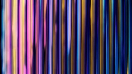 Poster - Vibrant Striped Dreamscape with Blurry Effect Pastel Swirls and Stripes Background.