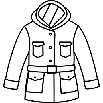 Tactical Parka Jacket Vector