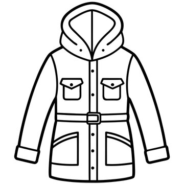 Tactical Parka Jacket Vector