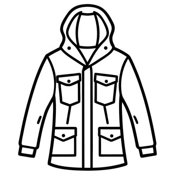 Tactical Parka Jacket Vector