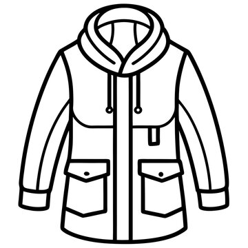Tactical Parka Jacket Vector