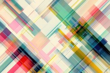 Fototapete - Abstract colorful angled stripes art backdrop, digital design, texture wallpaper use