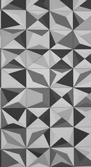 Poster - Abstract Geometric Pattern in Shades of Gray Creates a Modern and Stylish Design
