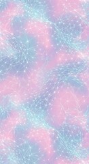 Poster - Delicate pastel network background for modern and creative designs that evokes beauty