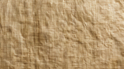 Poster - Textured beige canvas background with fine fiber details creates warm and inviting atmosphere, perfect for various design projects. subtle patterns add depth and character