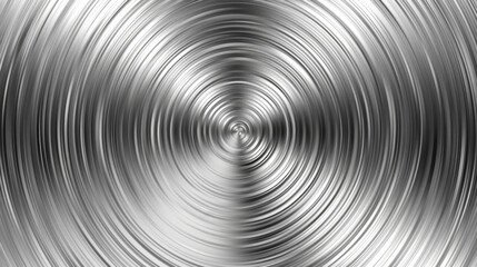 Poster - Brushed aluminum texture with soft horizontal streaks creates sleek and modern appearance, perfect for backgrounds or design elements. reflective quality adds depth and sophistication