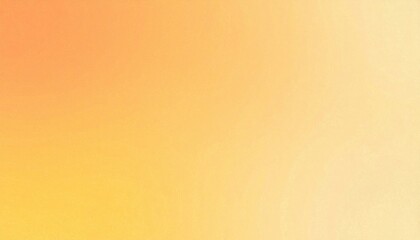 Poster - Butter Yellow To Orange Cream Gradient With Soft Grain Noise For A Textured Abstract Backdrop