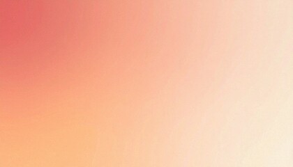 Poster - Gradient Background In Rose Beige And Terracotta Tones With Warm Film Grain Texture