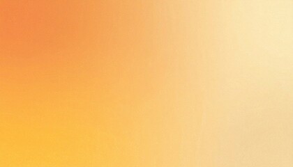 Poster - Pastel Orange To Faded Gold Gradient Background With Grainy Overlay