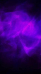 Poster - Animation of purple shapes moving on black background