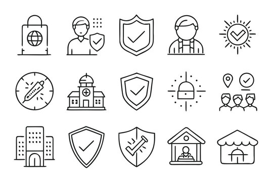 Clean minimalist vector illustration of a silhouette