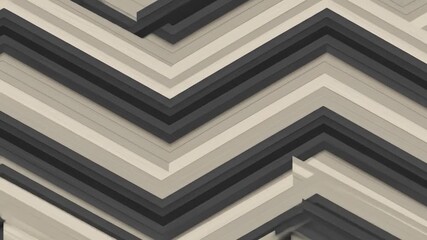 Wall Mural - Abstract beige and grey zigzag pattern background