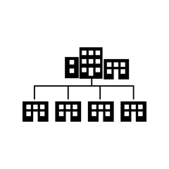 Poster - Company Subsidiary icon, vector Branch, franchise, office illustration for web and app..eps