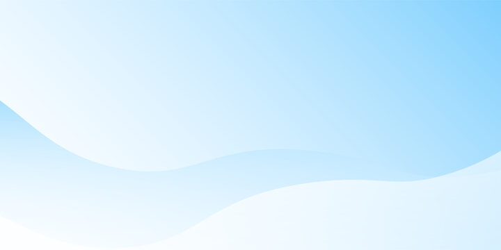 White wavy glowing lines on a blue background. Futuristic digital high-technology modern abstract simple