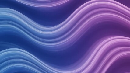 Wall Mural - Abstract blue purple wavy fabric design, website background