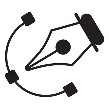 pen tool icon vector design