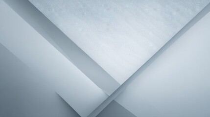 Poster - Minimal geometric abstract background in subtle gray tones with clean lines and modern style for elegant and professional presentations, banners, web templates, and corporate designs