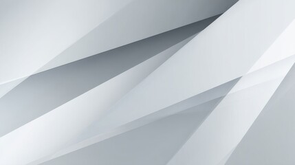 Poster - Minimal geometric abstract background in subtle gray tones with clean lines and modern style for elegant and professional presentations, banners, web templates, and corporate designs