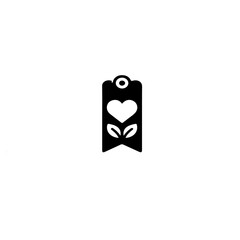 Aufkleber - A simple black and white logo depicting a flag with a star inside a circle