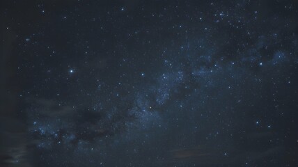 Wall Mural - Stunning Starry Night Sky with Milky Way – Deep Space Background