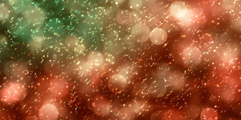 Poster - Sparkling Light Abstraction: An artistic bokeh with an ethereal glow, featuring a seamless blend of vibrant colors and abstract elements. 