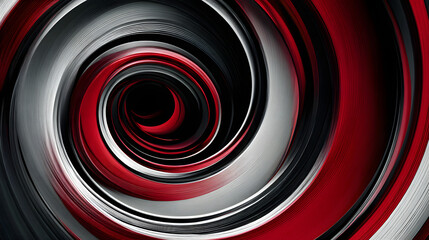 Poster - Abstract Spiral Design: A mesmerizing abstract composition featuring a captivating swirl pattern with dynamic layers and a vibrant interplay of contrasting colors.