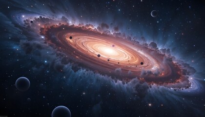 planet with space