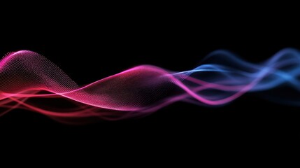 Poster - Abstract digital wave background