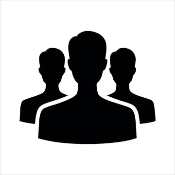 Simple Design Icon People Vector Illustration