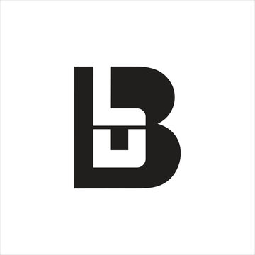 BB, BL letter logo design, lowercase B and BL negative space monogram vector for branding and business identity.