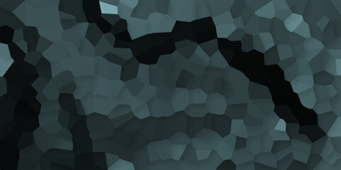 Poster - Beautiful crystallized black background. abstract light colorful stone with shadow pattern. modern wallpaper, trendy simple minimal geometric pastel background vector abstract mosaic backdrop.