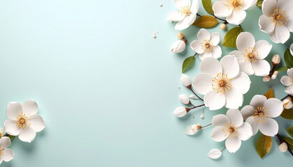 Aufkleber - Spring blossoms celebration nature floral arrangement soft light aerial view serenity and beauty of cherry blossoms