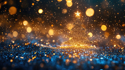 Wall Mural - gradient christmas technology background vector design illustration with glowing lights and abstract