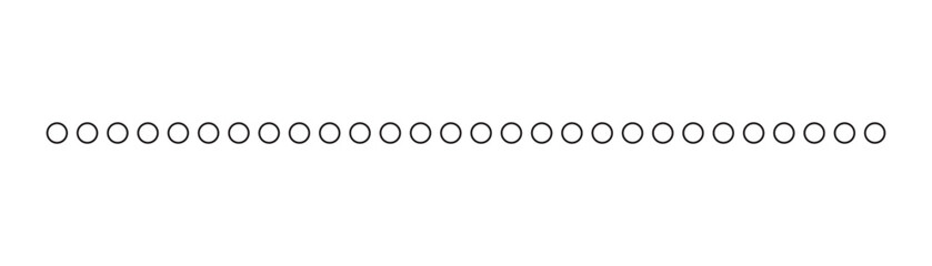 Poster - Dotted line simple shape vector symbol icon design.