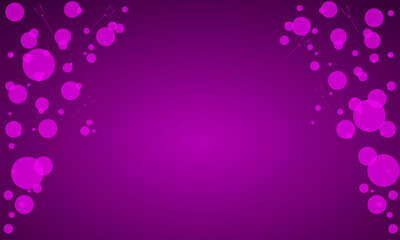 Fototapete - Creative gradient lighting vector – Magenta background with light bubble circles – Abstract elegant blur effect template for banner, poster, invitation, presentation – Elegant background template