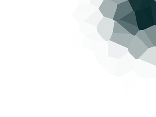 Poster - Abstract dark teal geometric shapes create a modern and dynamic design element