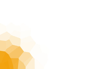 Poster - Abstract geometric background with vibrant yellow and orange polygonal shapes