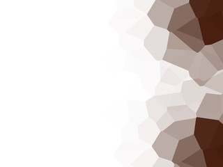 Poster - Abstract low poly background with dark colors and geometric shapes design