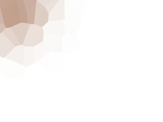 Poster - Abstract polygonal patterns form geometric design with muted color palette