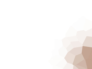 Poster - Abstract geometric mosaic with earthy tones and sharp polygonal shapes