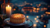 Moon cake for Mid Autumn festival, Thanks Giving Day, Korean Traditional Food,full moon, Moon festival, traditional Korean.