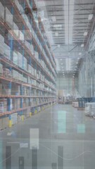 Poster - Animation of financial data processing over warehouse