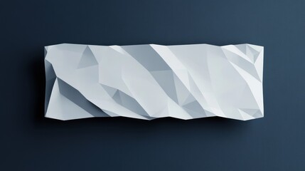 Abstract low poly 3D render of an geometric form for background design texture