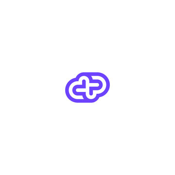 Initials Letter dp Logo