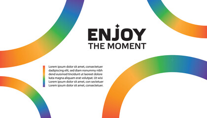 Abstract Musik Festival colorful gradient wave creative design templates